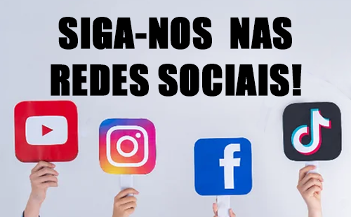 Conheça nossas redes sociais