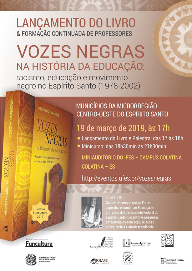 Lançamento do Livro Vozes Negras na Educação