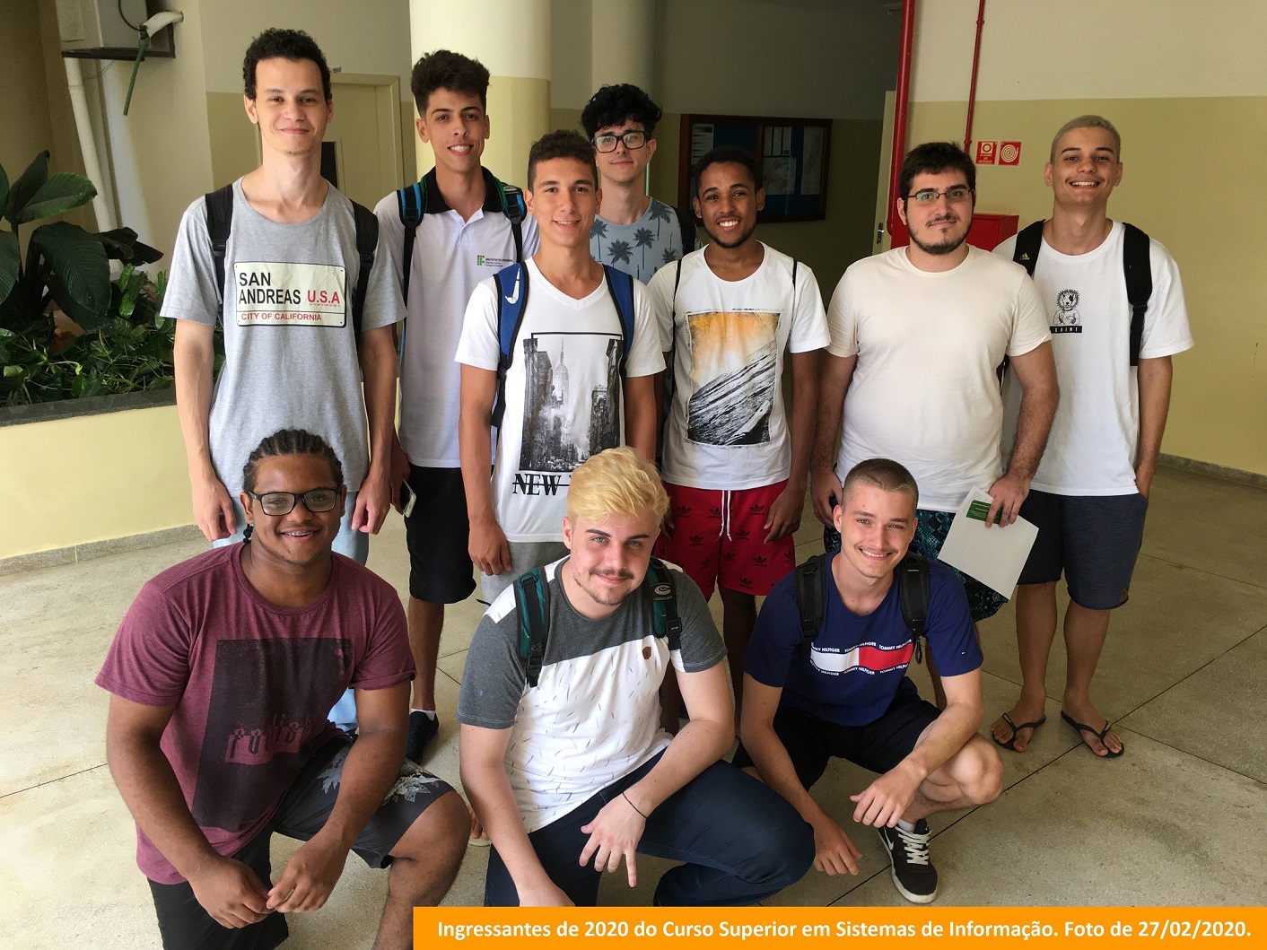 Ingressantes de 2020 do curso superior em Sistemas de Informação